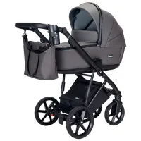 Cărucior pentru copil Angelina Fibi Eco Leather FS-18 AN.222195/ Grey