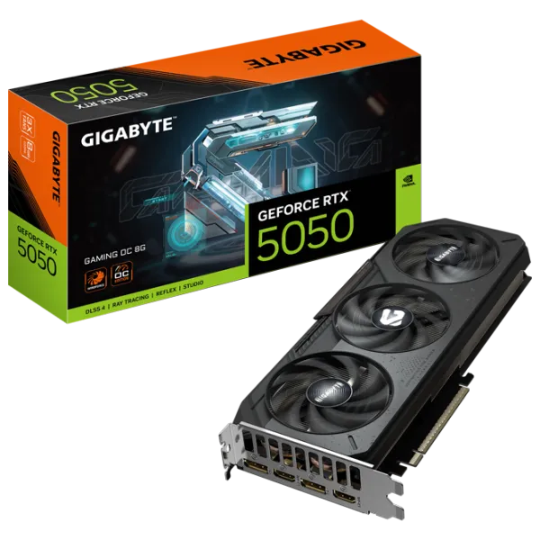 Placă video Gigabyte GeForce RTX 5050 GAMING OC PCI Express x16 5.0 / 8 GB photo 10