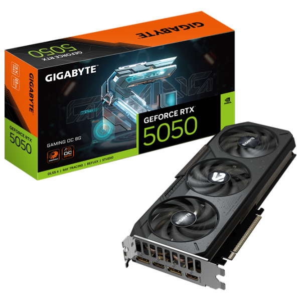 Placă video Gigabyte GeForce RTX 5050 GAMING OC PCI Express x16 5.0 / 8 GB photo 10