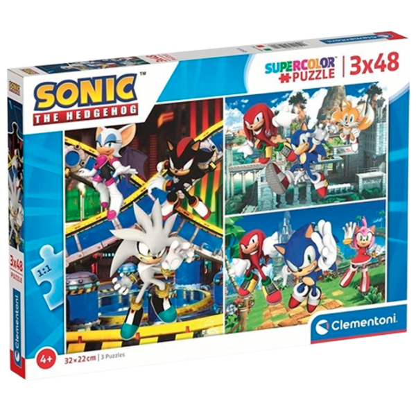 Puzzle Clementoni Sonic 3+/ Numărul de piese: 144 photo 1