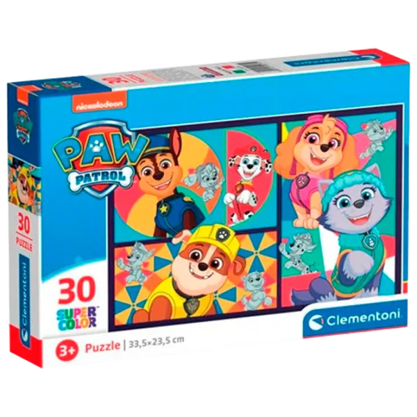 Puzzle Clementoni Paw Patrol 3+/ Количество деталей: 30 photo 2