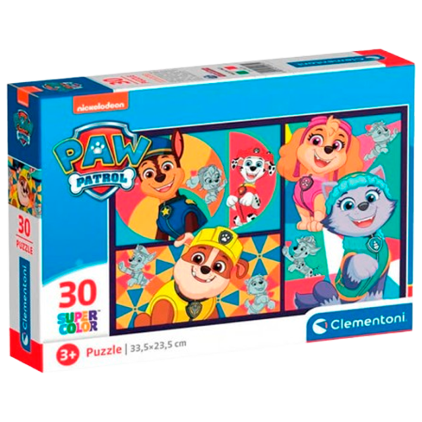 Puzzle Clementoni Paw Patrol 3+/ Количество деталей: 30 photo 2