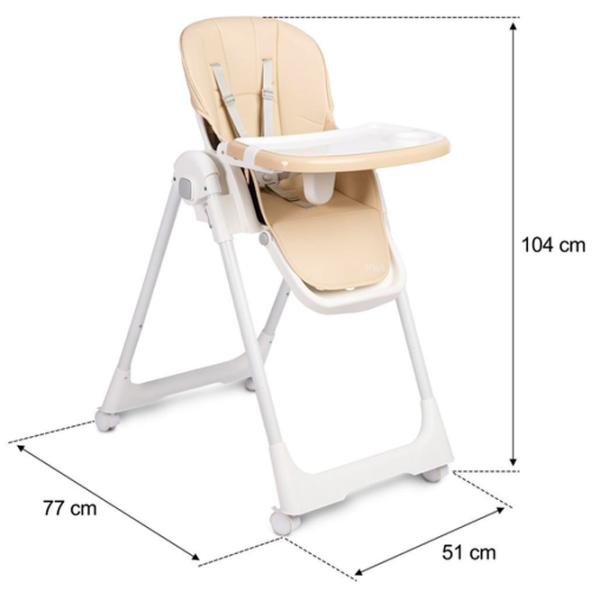 Стульчик для кормления Caretero Megalo (CT.222329) / 6 месяцев / Бежевый  photo 9