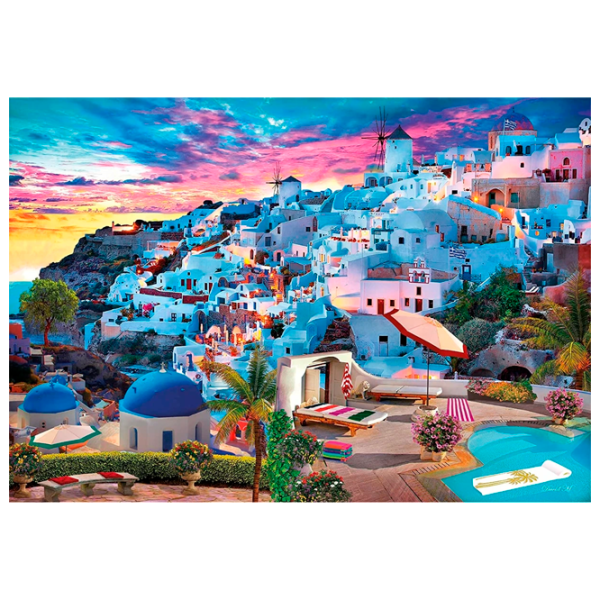 Puzzle Clementoni Greece View 2+/ Количество деталей: 500 photo 2