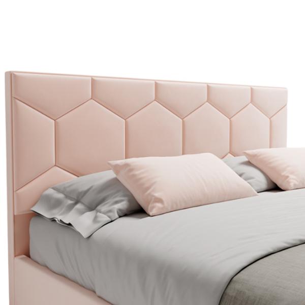 Кровать My-Style my-Dora 200 x 200 см / Фанера / Светло-розовый photo 2