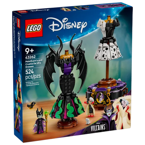 Constructor LEGO Maleficent's And Cruella De Vil's Dresses Personaj de film/ Black photo 1