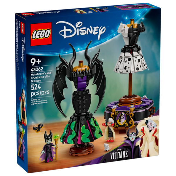 Constructor LEGO Maleficent's And Cruella De Vil's Dresses Personaj de film/ Black photo 1