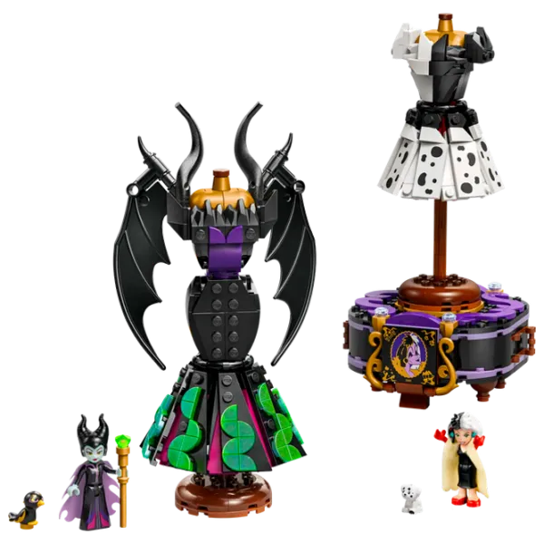 Constructor LEGO Maleficent's And Cruella De Vil's Dresses Personaj de film/ Black photo 2