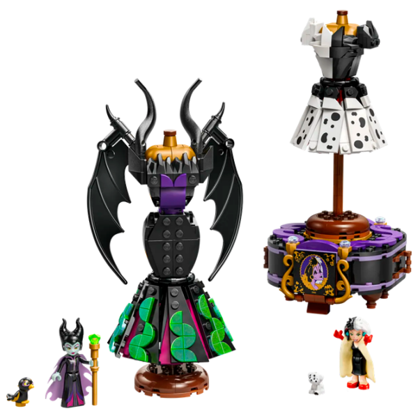 Constructor LEGO Maleficent's And Cruella De Vil's Dresses Personaj de film/ Black photo 2