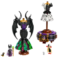 Constructor LEGO Maleficent's And Cruella De Vil's Dresses Personaj de film/ Black photo 2