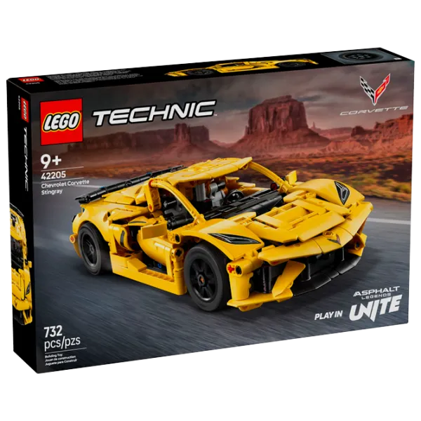 Constructor LEGO Chevrolet Corvette Stingray Mașină/ Yellow photo 1