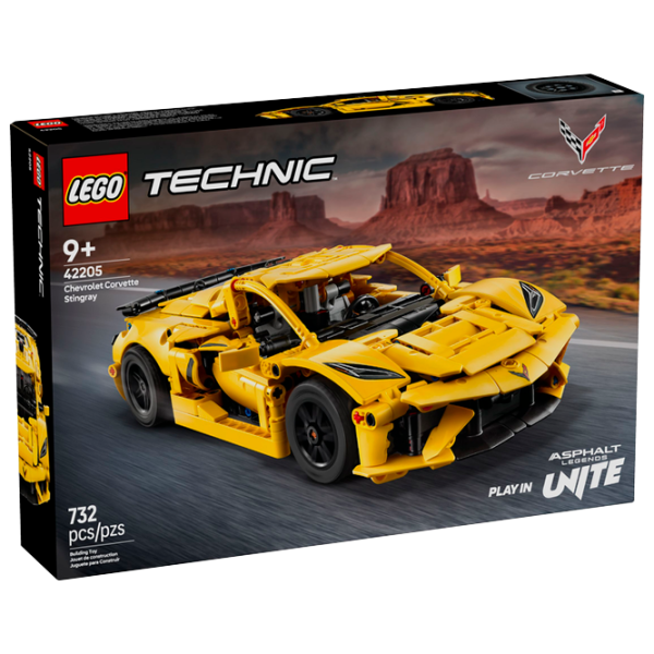 Constructor LEGO Chevrolet Corvette Stingray Mașină/ Yellow photo 1