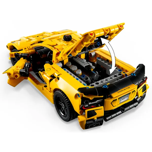 Constructor LEGO Chevrolet Corvette Stingray Mașină/ Yellow photo 6