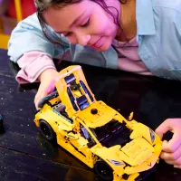 Constructor LEGO Chevrolet Corvette Stingray Mașină/ Yellow photo 7