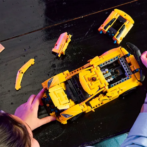 Constructor LEGO Chevrolet Corvette Stingray Mașină/ Yellow photo 10