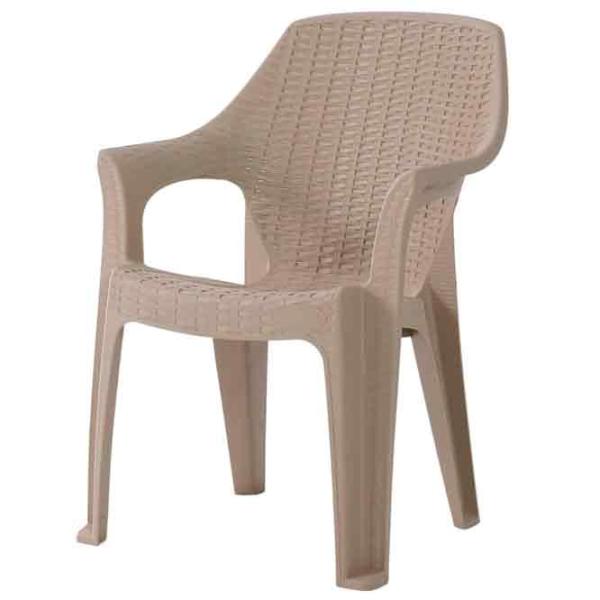 Scaun de grădină Hydro-S Babel Plastic / Plastic / Beige Beige photo 1
