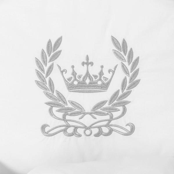 Детское постельное бельё PernaMea Royal (PM.101611/1) Хлопок/ Серый White photo 4 Детское постельное бельё PernaMea Royal (PM.101611/1) Хлопок/ Серый White photo 4