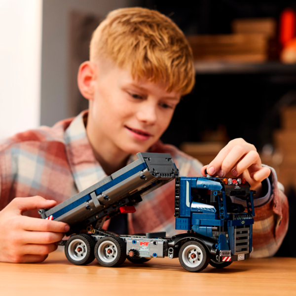 Constructor LEGO Tipping Dump Truck Transport/ Blue photo 4