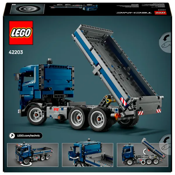 Constructor LEGO Tipping Dump Truck Transport/ Blue photo 6