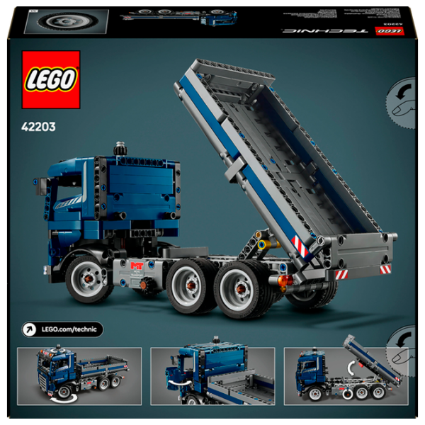 Constructor LEGO Tipping Dump Truck Transport/ Blue photo 6