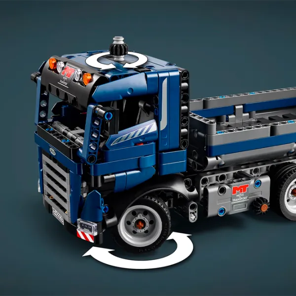 Constructor LEGO Tipping Dump Truck Transport/ Blue photo 7