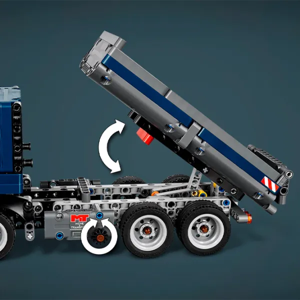 Constructor LEGO Tipping Dump Truck Transport/ Blue photo 8
