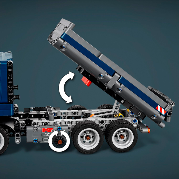 Constructor LEGO Tipping Dump Truck Transport/ Blue photo 8