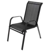 Scaun de grădină Hydro-S 266717 Metal / Textil / Brown Black