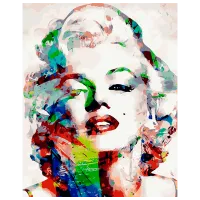 Картина по номерам PRC Merylin Monroe in stil Pop Art 03468 50 x 40 см / Вертикальная