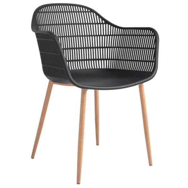 Scaun de grădină Hydro-S Lifestyle Metal / Plastic / Black Beige photo 2