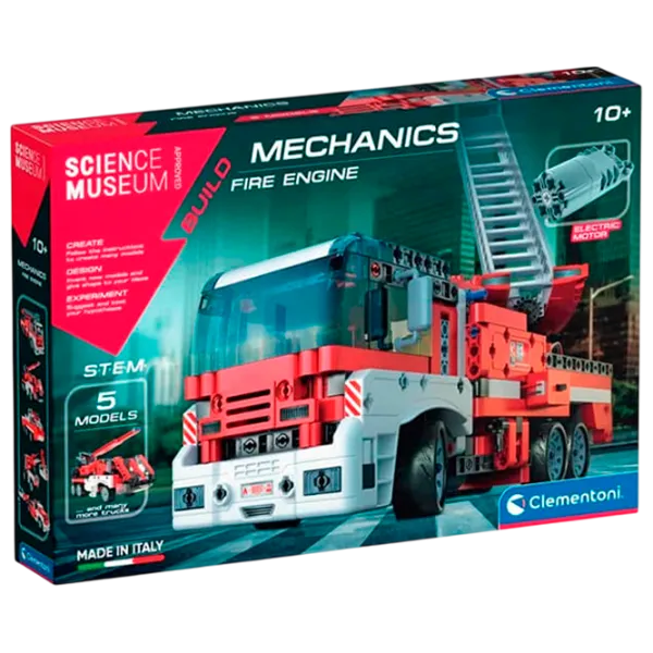 Constructor Clementoni Fire Engine Transport/ Red photo 1