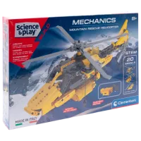 Конструктор Clementoni Mountain Rescue Helicopter Вертолет/ Желтый