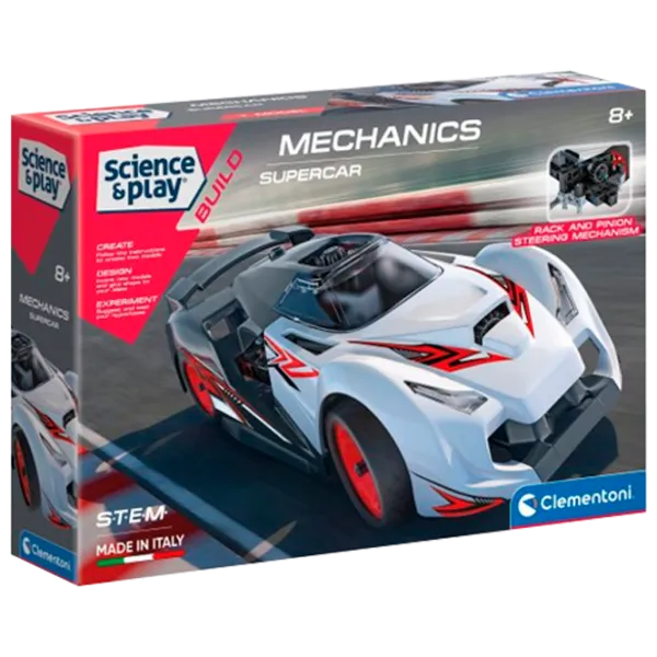 Конструктор Clementoni Racing Cars Автомобиль/ Серый photo 1