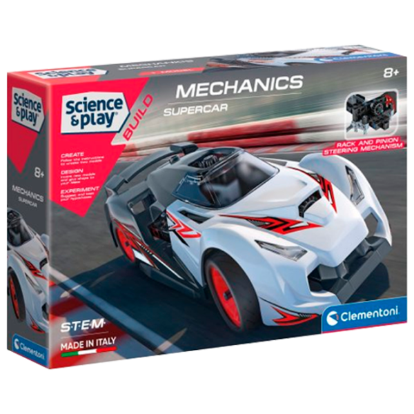 Конструктор Clementoni Racing Cars Автомобиль/ Серый photo 1