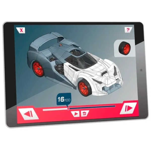 Конструктор Clementoni Racing Cars Автомобиль/ Серый photo 3