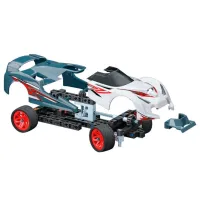 Constructor Clementoni Racing Cars Mașină/ Gray photo 4
