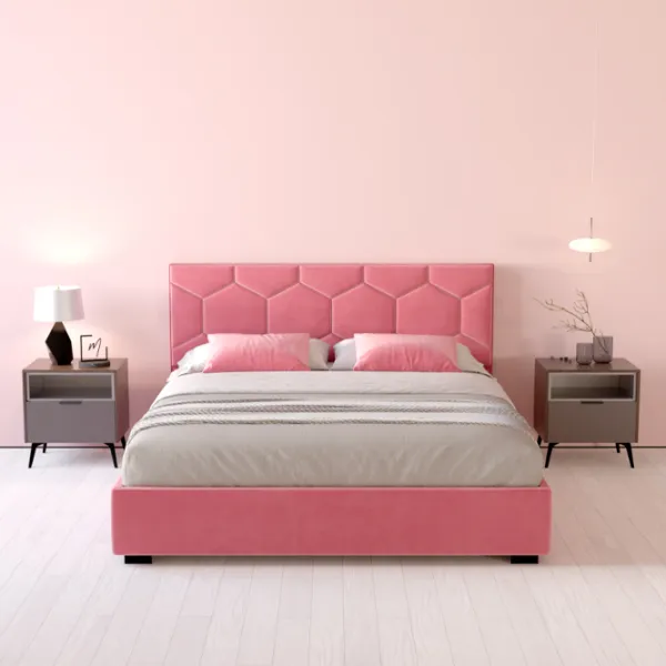 Кровать My-Style my-Dora 140 x 200 см / Фанера / Розовый photo 6
