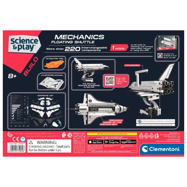 Constructor Clementoni Floating Shuttle Navă spațială/ Gray photo 7