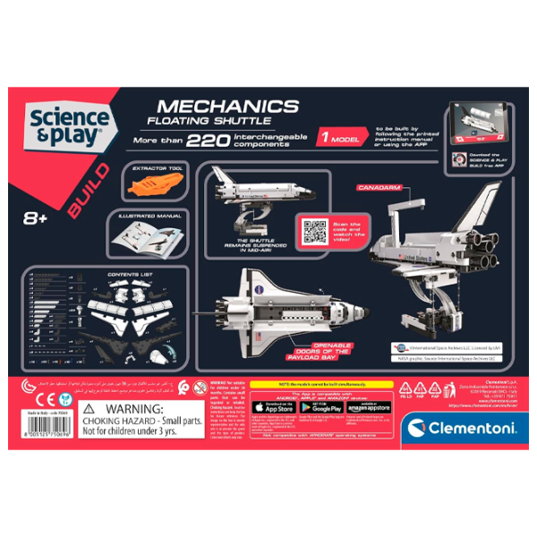 Constructor Clementoni Floating Shuttle Navă spațială/ Gray photo 7