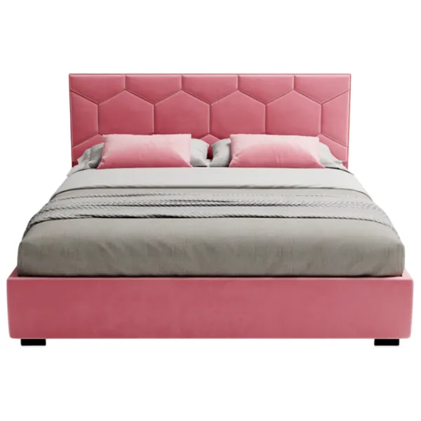 Кровать My-Style my-Dora 200 x 200 см / Фанера / Розовый photo 3