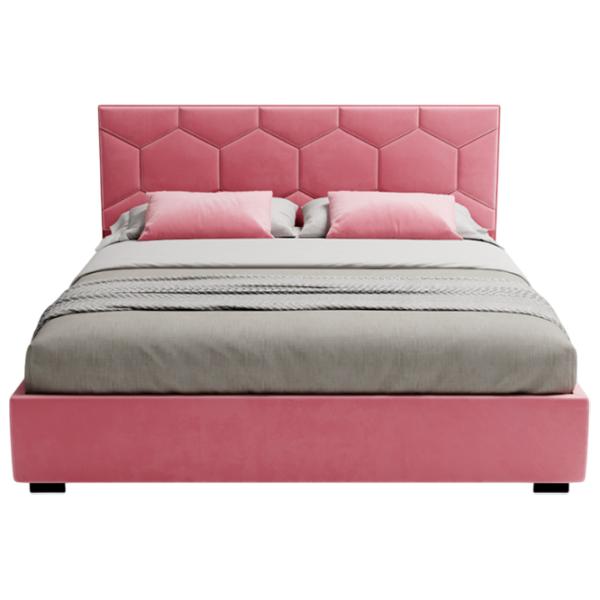 Кровать My-Style my-Dora 200 x 200 см / Фанера / Розовый photo 3