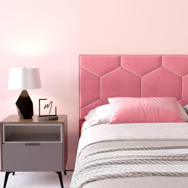 Кровать My-Style my-Dora 200 x 200 см / Фанера / Розовый photo 7