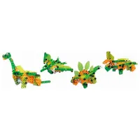 Constructor Clementoni Moving Dinosaurs Figuri/ Multicolor photo 4