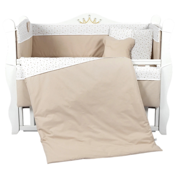 Lenjerie de pat pentru copii PernaMea Comfort (PM.100042/2) Bumbac/ Brown White photo 1 Lenjerie de pat pentru copii PernaMea Comfort (PM.100042/2) Bumbac/ Brown White photo 1