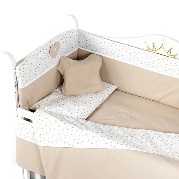 Lenjerie de pat pentru copii PernaMea Comfort (PM.100042/2) Bumbac/ Brown White photo 2 Lenjerie de pat pentru copii PernaMea Comfort (PM.100042/2) Bumbac/ Brown White photo 2