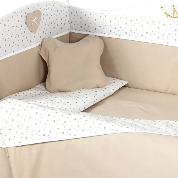 Lenjerie de pat pentru copii PernaMea Comfort (PM.100042/2) Bumbac/ Brown White photo 3 Lenjerie de pat pentru copii PernaMea Comfort (PM.100042/2) Bumbac/ Brown White photo 3