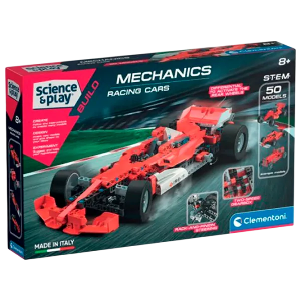 Constructor Clementoni Racing Cars Mașină/ Red photo 1