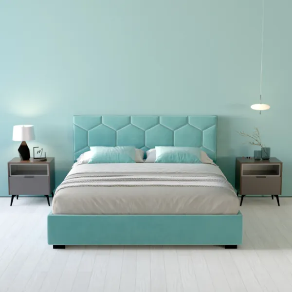 Кровать My-Style my-Dora 120 x 200 см / Фанера / Голубой photo 7