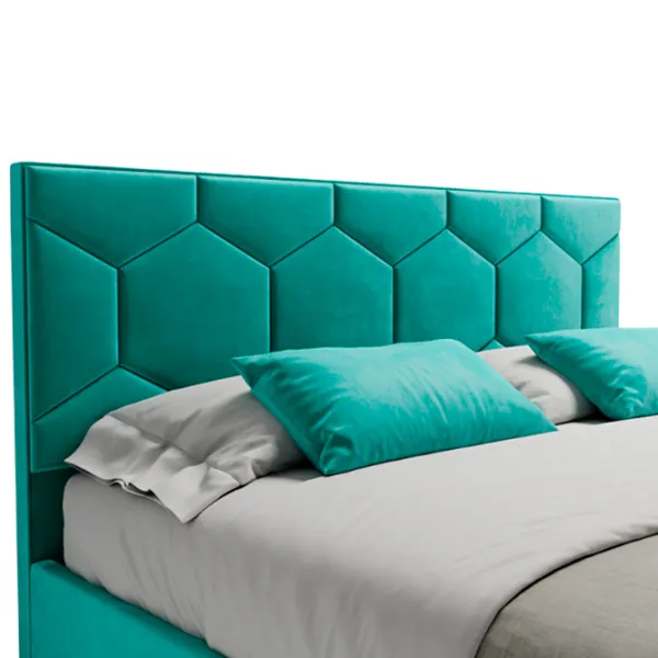 Кровать My-Style my-Dora 140 x 200 см / Фанера / Бирюзовый photo 3