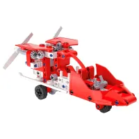 Constructor Clementoni Firefighting Helicopter Pompieri/ Red photo 2